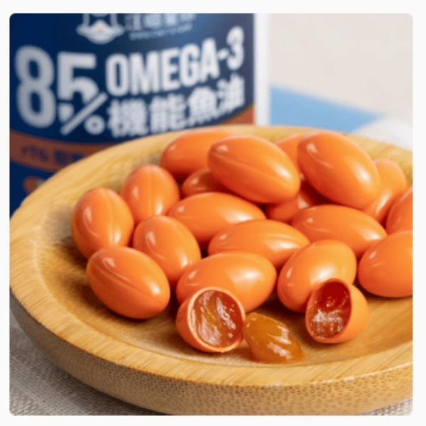 85%omega-3貓狗機能純魚油+日本CoQ10心臟營養60粒(單罐)